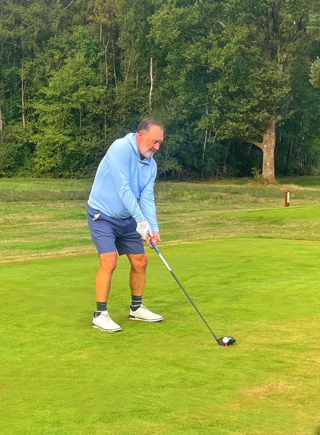 Customer photo review of Tech Golf Shorts