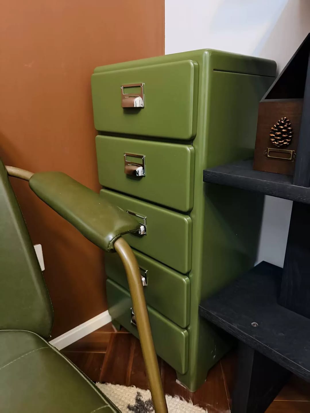 Customer photo review of KKUSO ABS 5-DRAWER CABINET - MILO PALE OLIVE