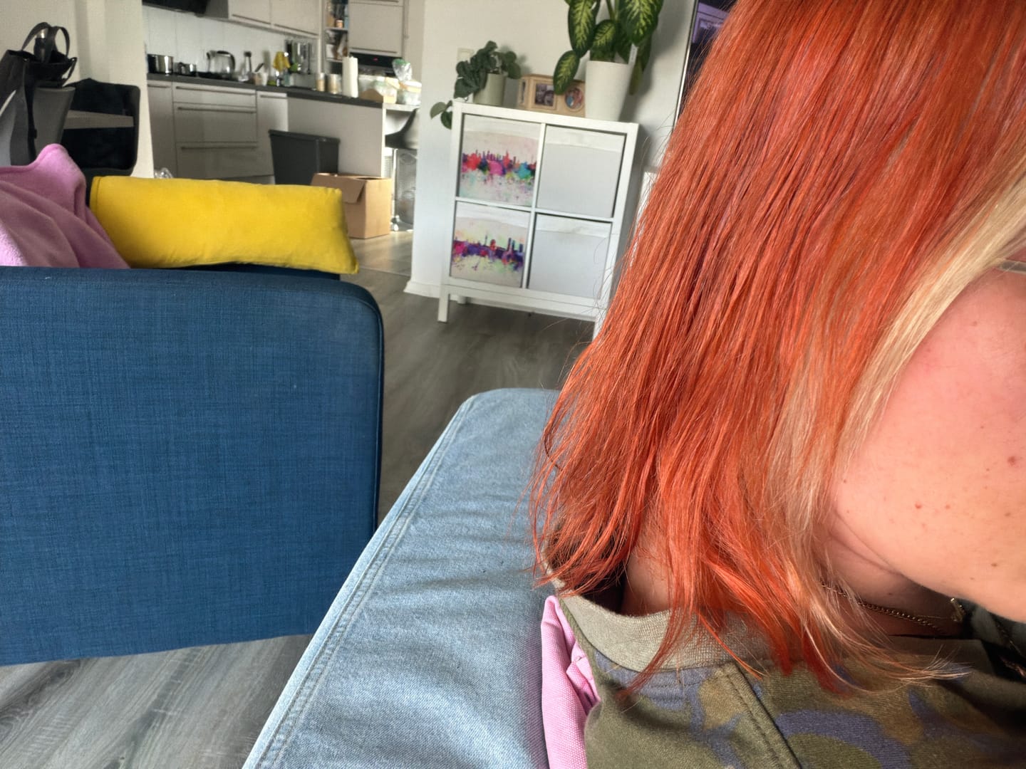 Customer photo review of Mattie Copper Orange - Vegan Semi-Permanent Direct Dye Hair Color Cream 210 ml