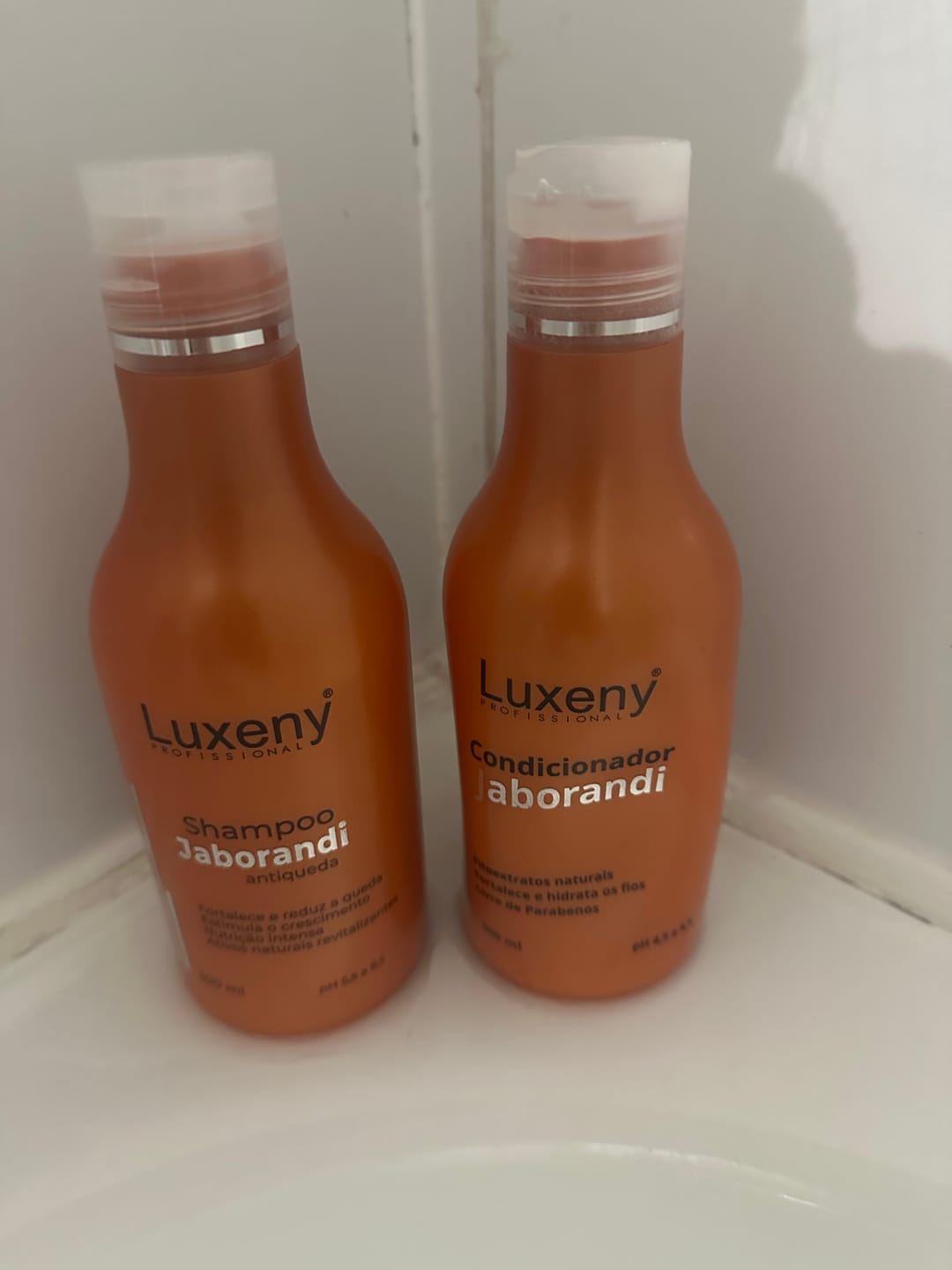 Customer photo review of Shampoo Anticaída Jaborandi 300ml