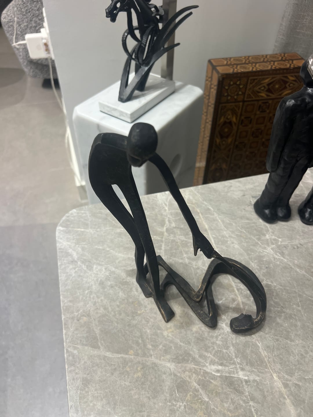 Customer photo review of Abstract Metal Sculpture - KA3090