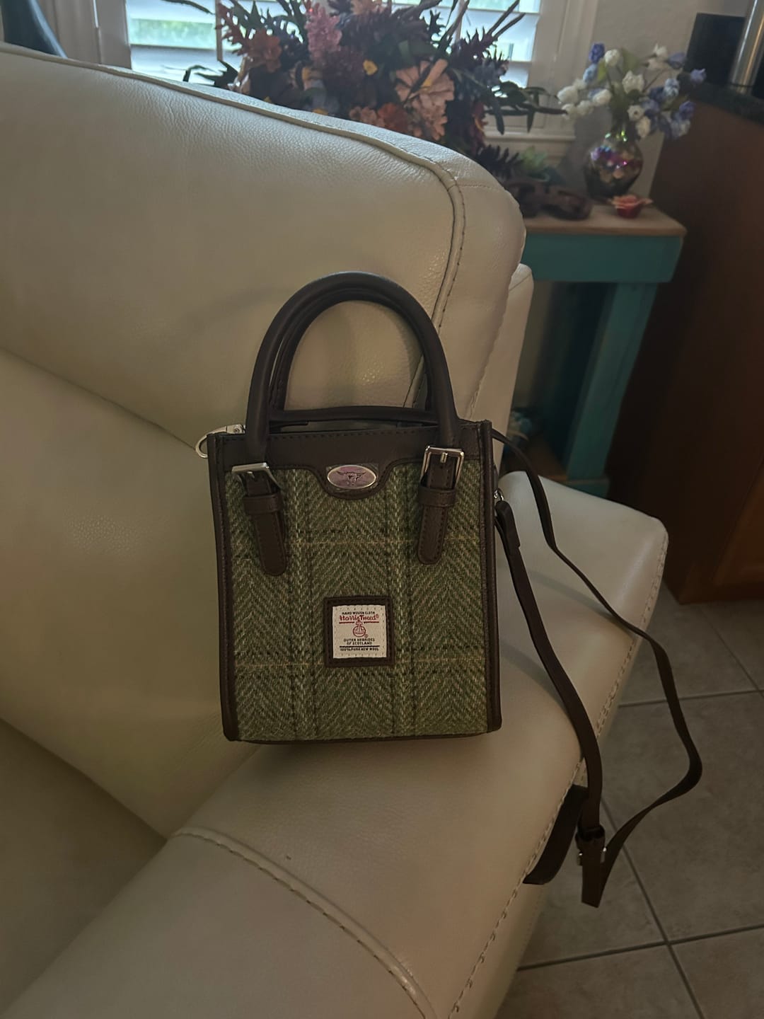 Customer photo review of Harris Tweed 'Keltie' Tall Mini Tote Bag
