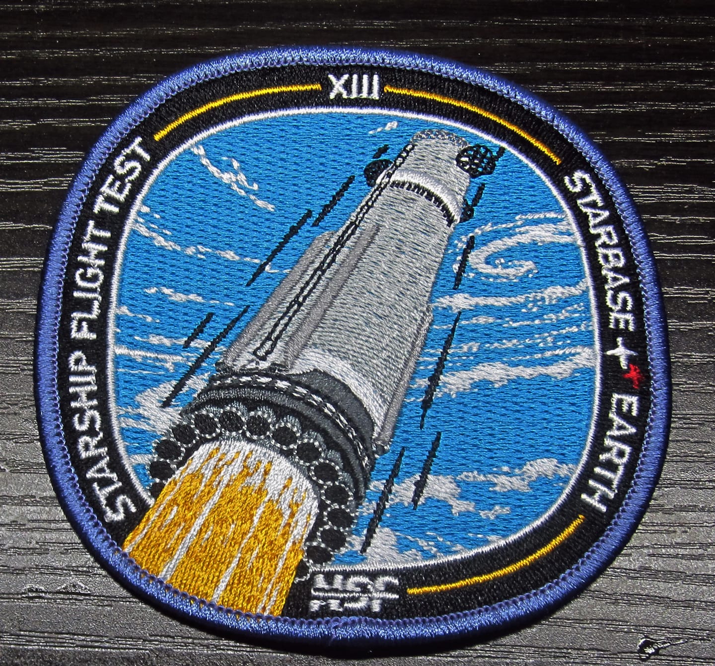 Customer photo review of SpaceX Starship Flight 13 - Collectors Patch