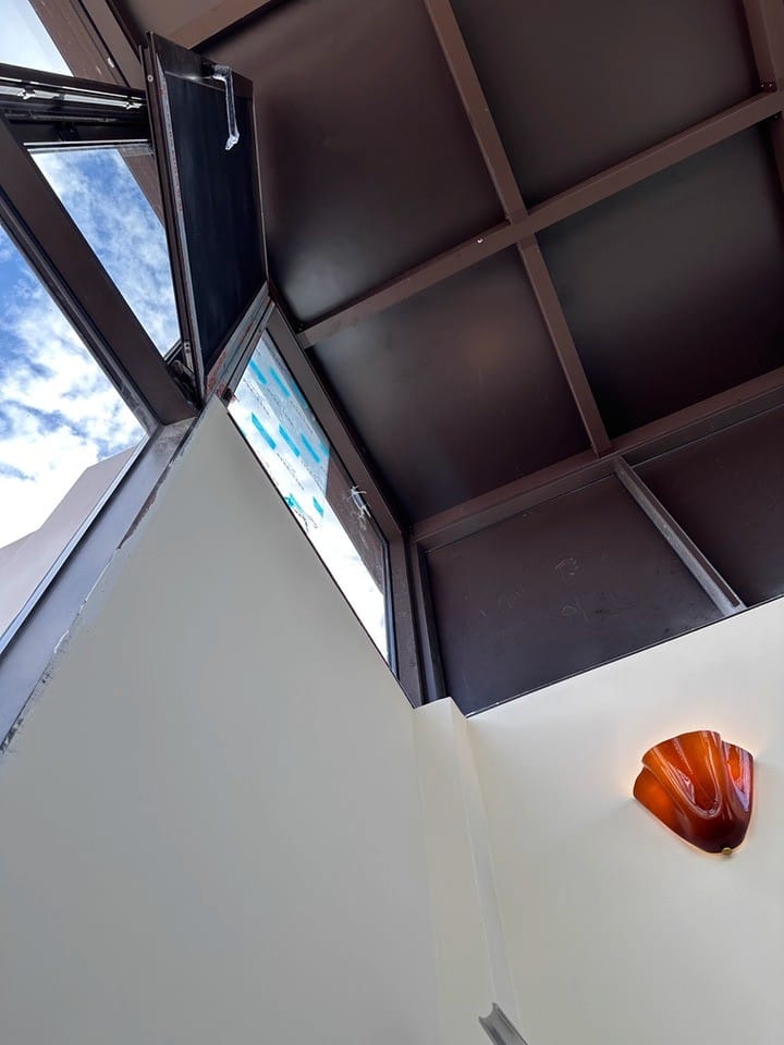Customer photo review of Sculpted Glass Flower Wall Sconce