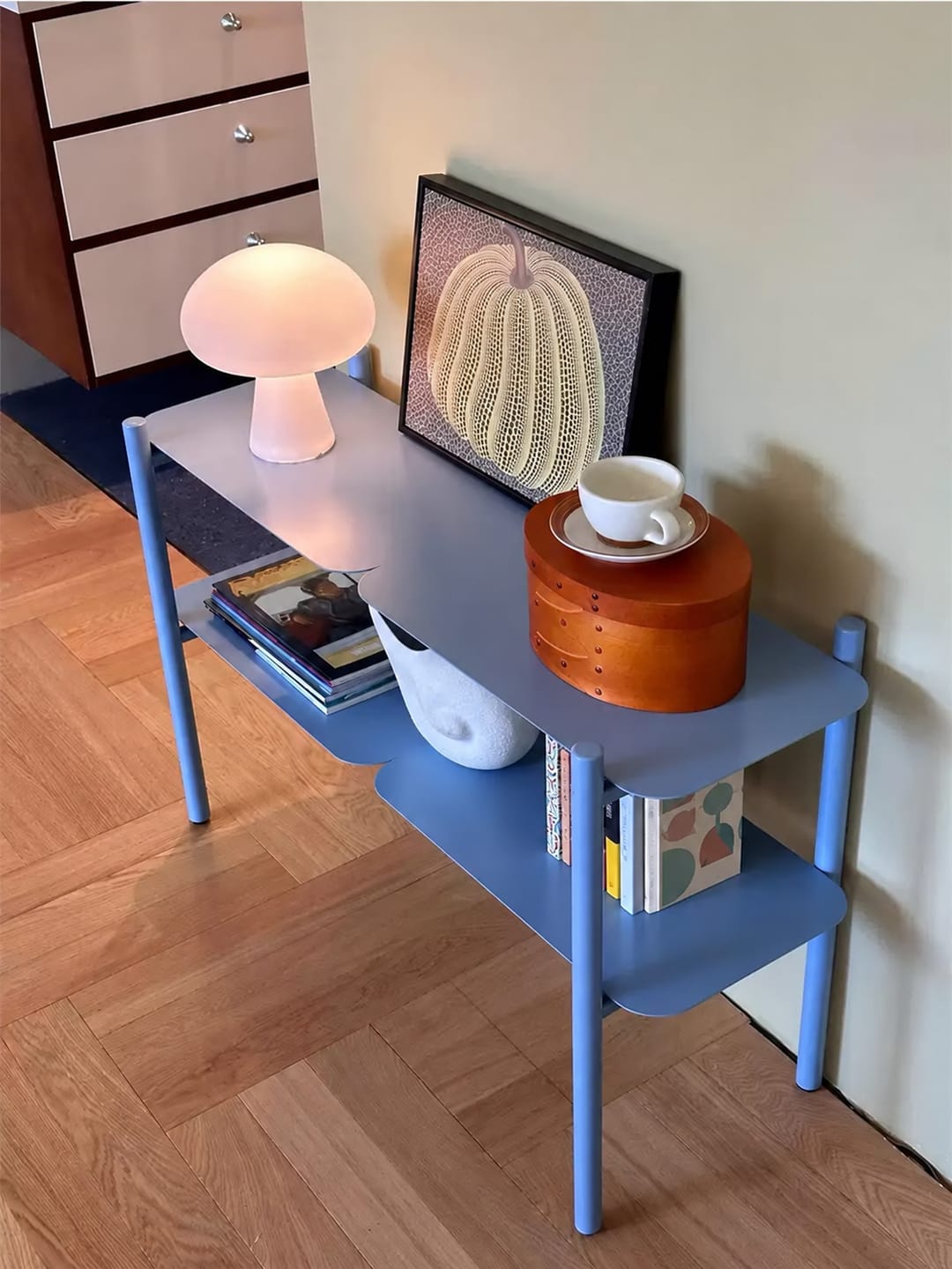 Customer photo review of KKUSO METAL SHELF - PALO MISTY BLUE