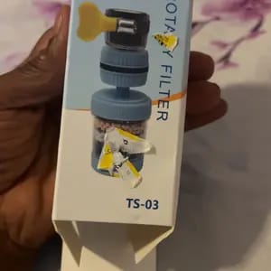 Customer photo review of Filtraggio Acqua Pulita Filtro Rubinetto 6 Strati Girevole