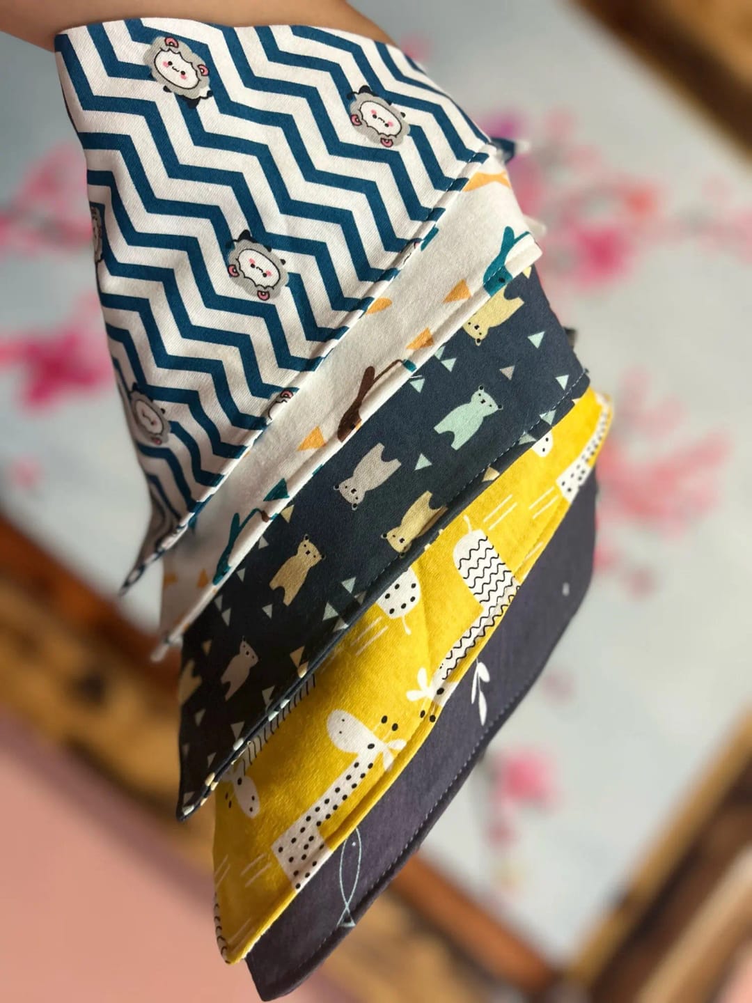 Customer photo review of baberos impermeables 5 Piezas