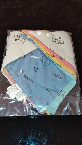 Customer photo review of baberos impermeables 5 Piezas