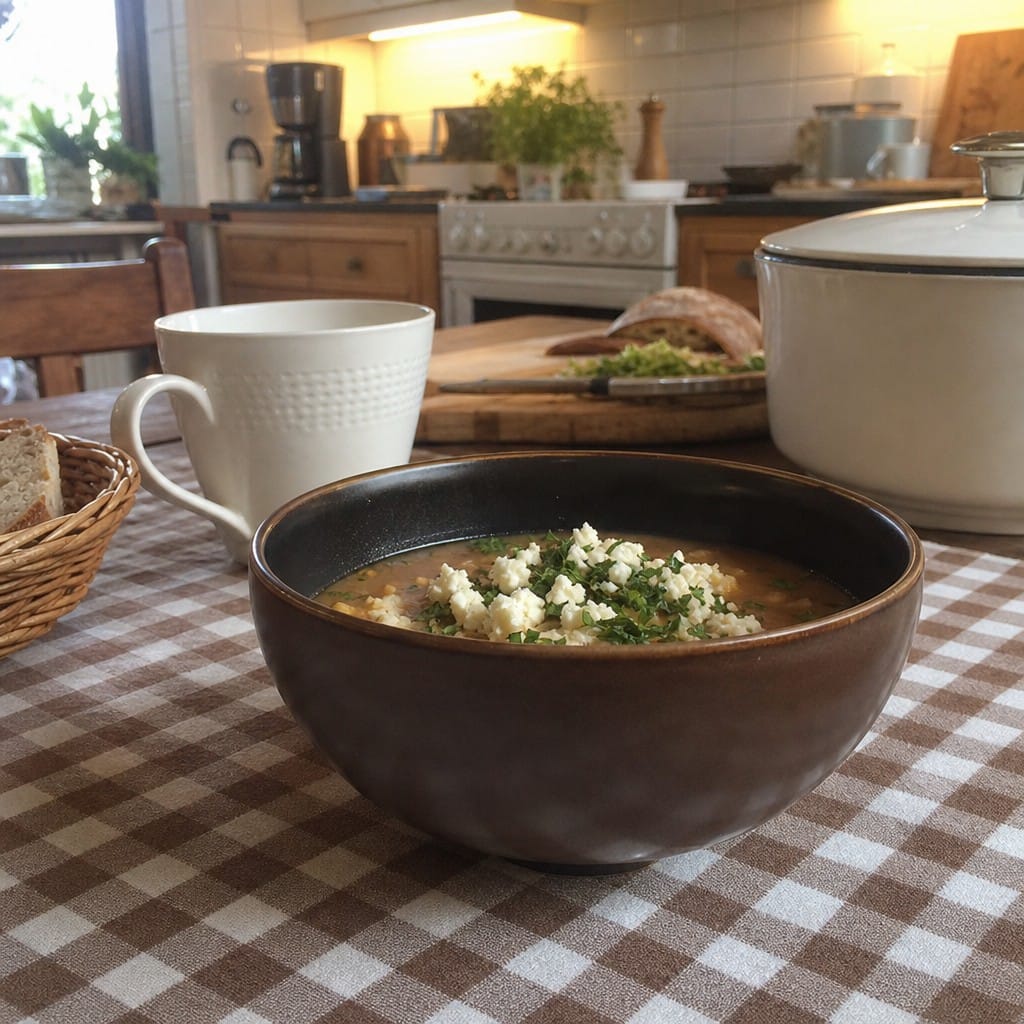 Customer photo review of Deep Bowls 770ml Brown Porcelain for Casual Dining (Pack of 6)