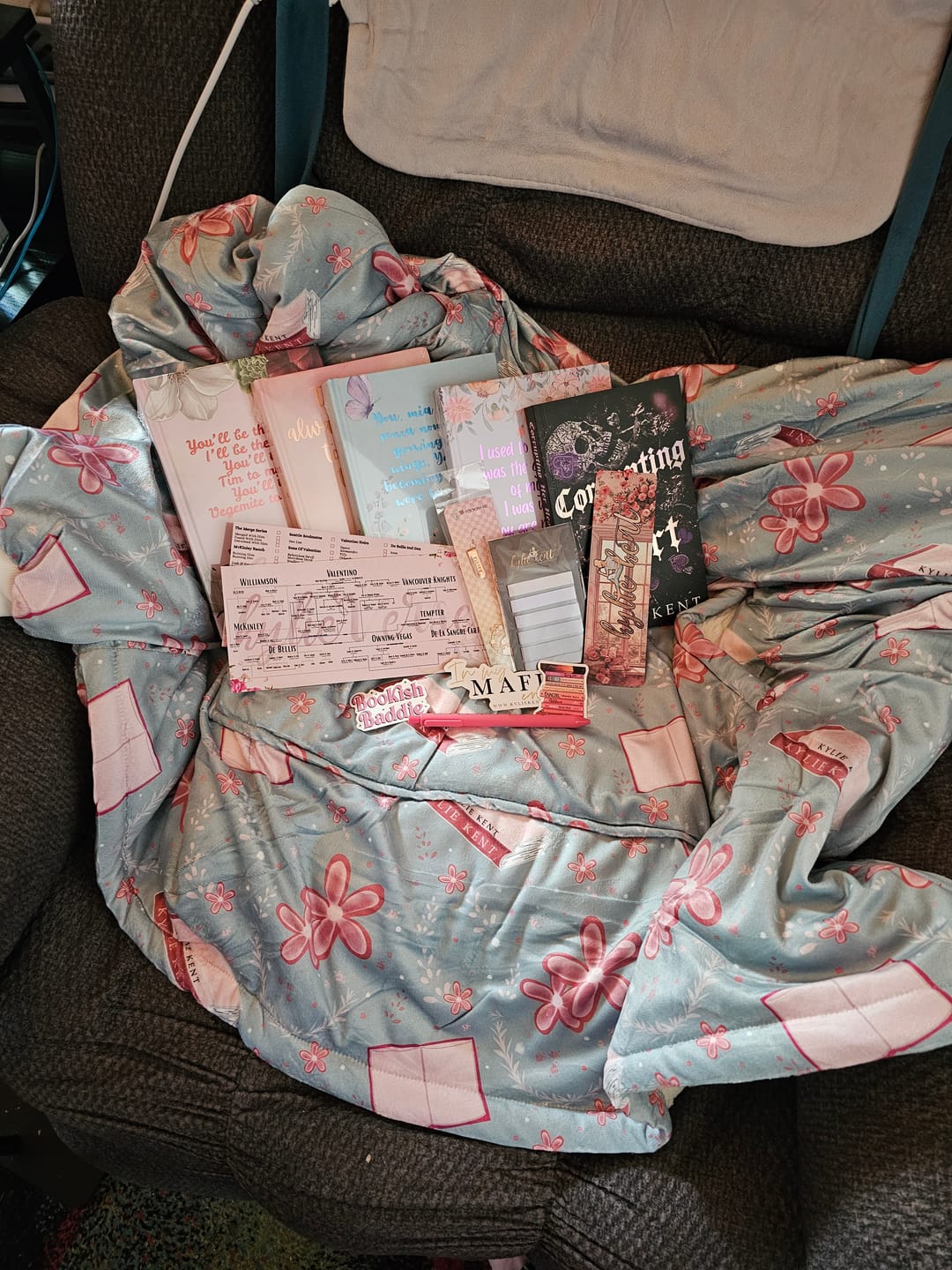 Customer photo review of Foil-Stamped Hardcover Notebook | Soft-Touch Cover with Printed Edges -  Break Out Labour of love sale