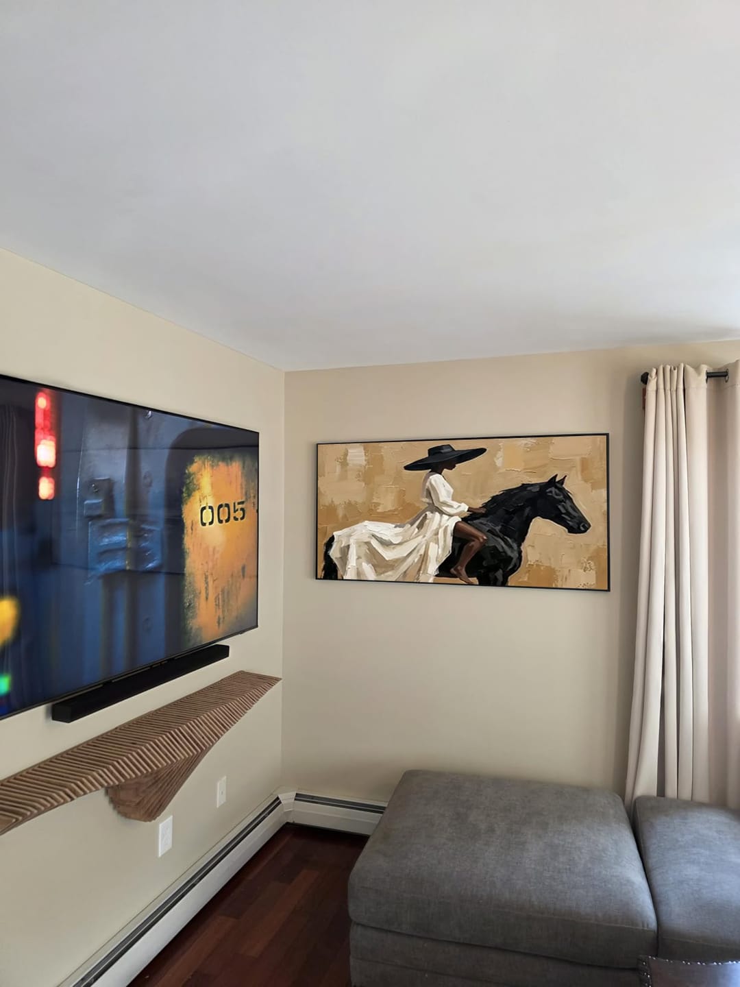 Customer photo review of Vintage Americana Art | Ivory Reins Drift #VA078