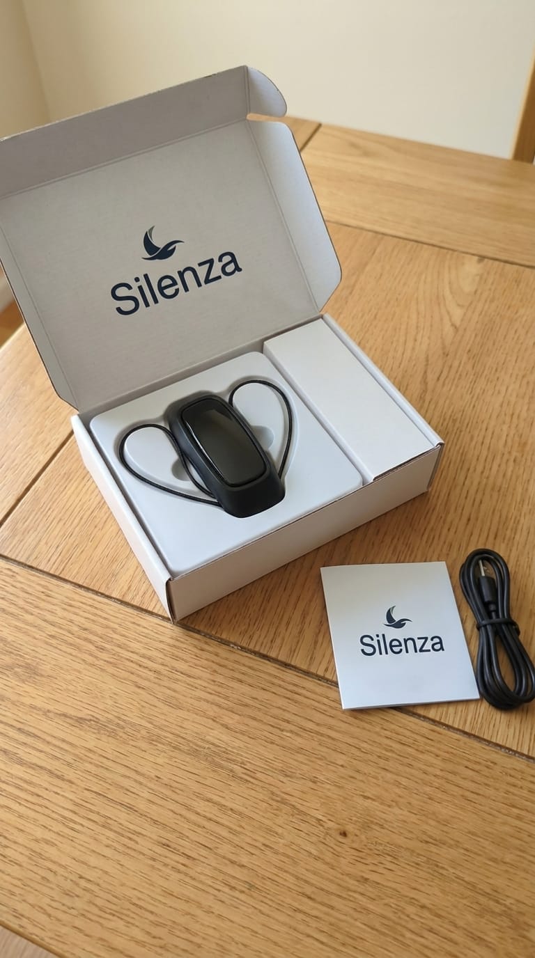 Customer photo review of Dispositivo antirronquidos silencioso con pulsos suaves