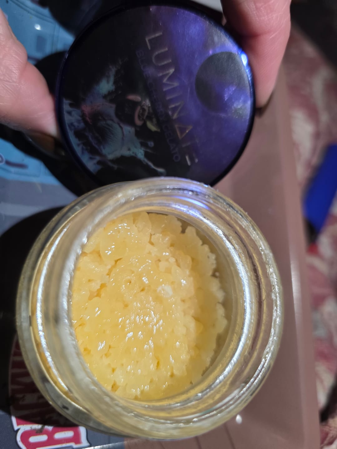 Customer photo review of LUMINATE Live Resin Sugar - 28 Grams