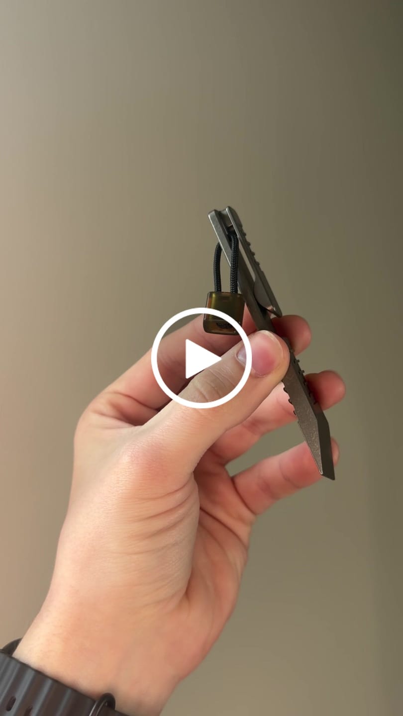 Customer video review of NGMCo. Middleman Not Thirsty 4.25" Titanium Prybar - 6Al4V, Stacc Machined Serrations, Hidden Lanyard Hole, Bottle Opener Delete - Made in USA (NGMCO-MIDDLEMAN-STACC-NT)