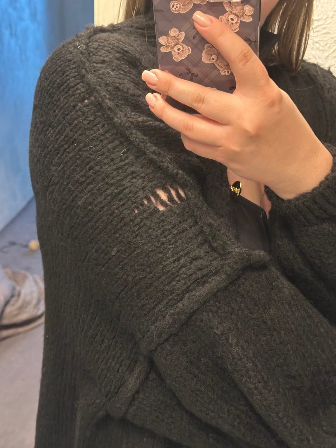 Customer photo review of Oversized Cardigan "CozyGlam"