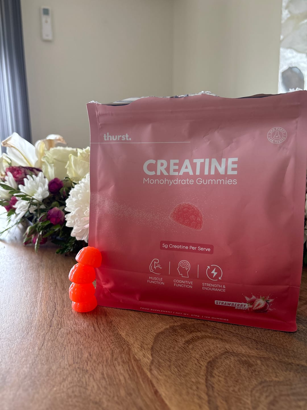 Customer photo review of Creatine Gummies