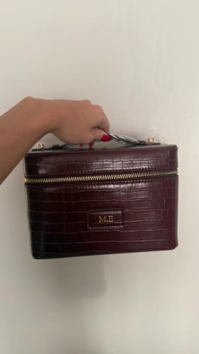 Customer photo review of Vanity Case en Cuir