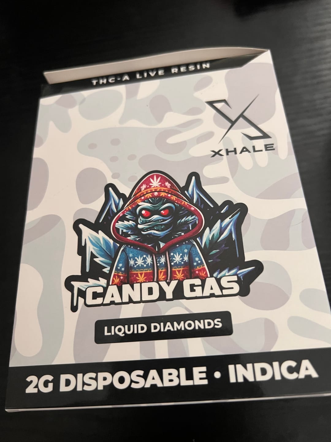 Customer photo review of THCA Live Resin Disposable - XHALE - 2G