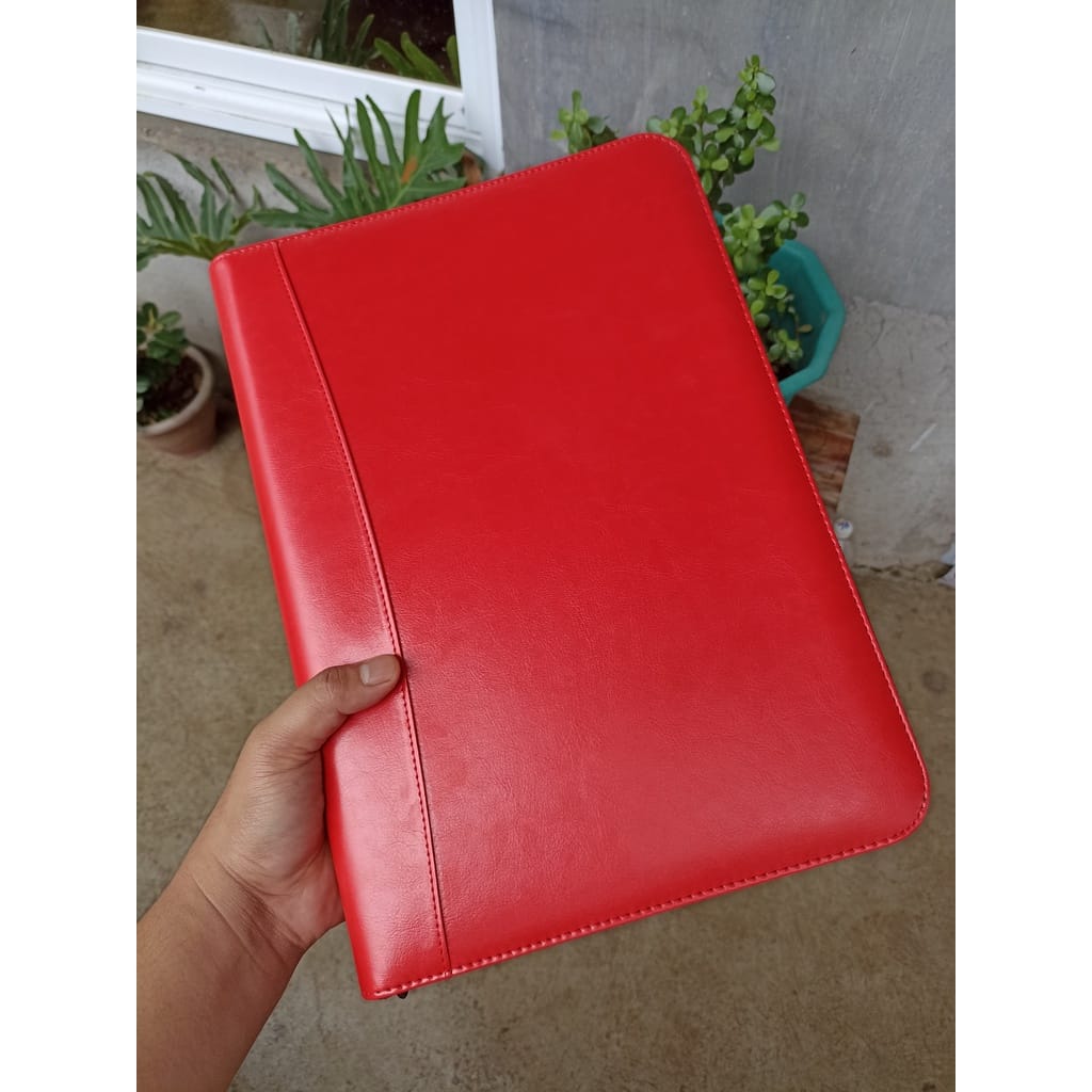Customer photo review of Leather Portfolio Bag With Handle