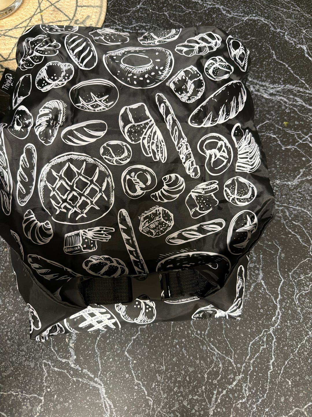 Customer photo review of Reusable Bread Bag - Black