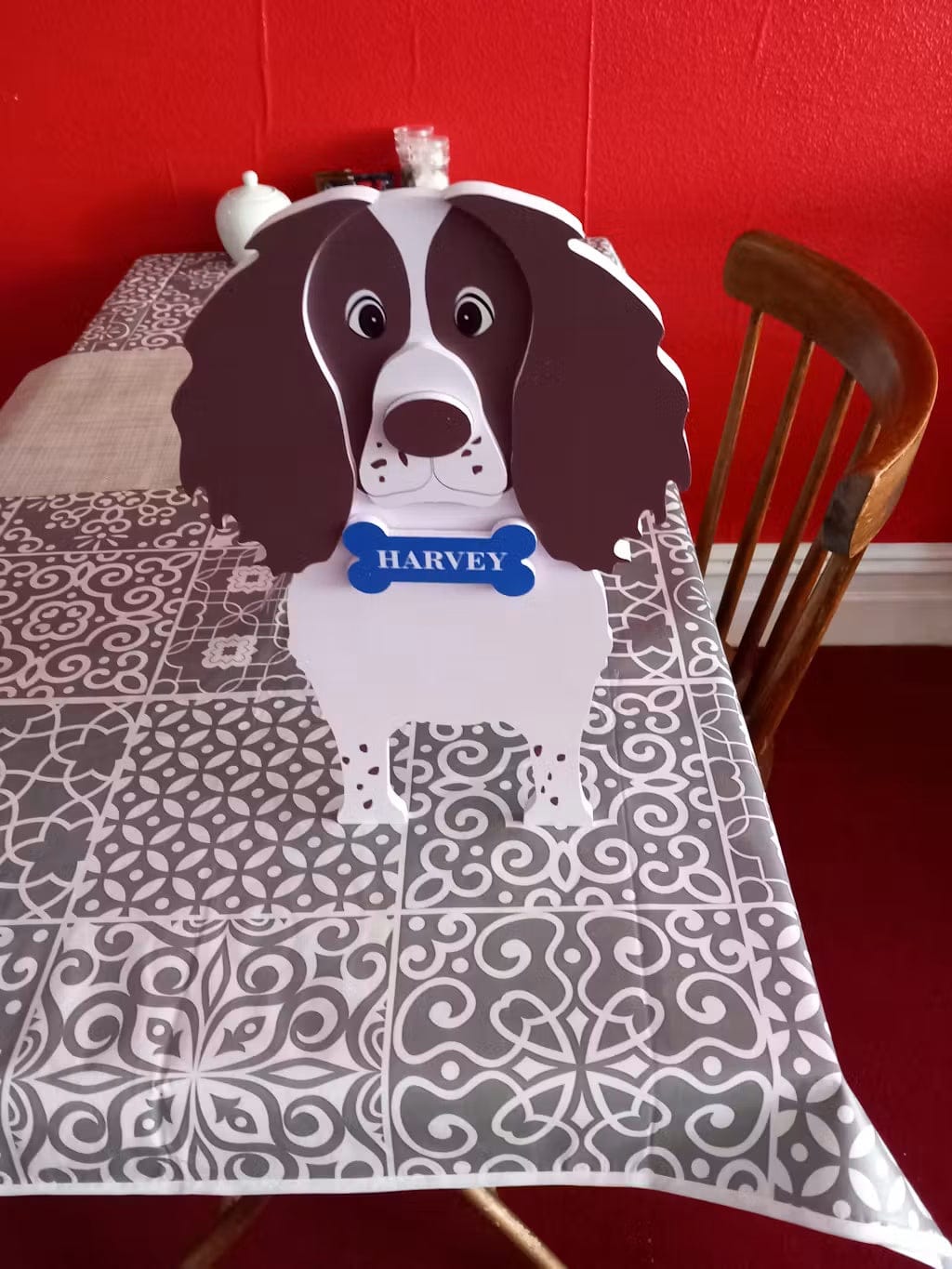 Customer photo review of Dog Planter - English Springer Spaniel