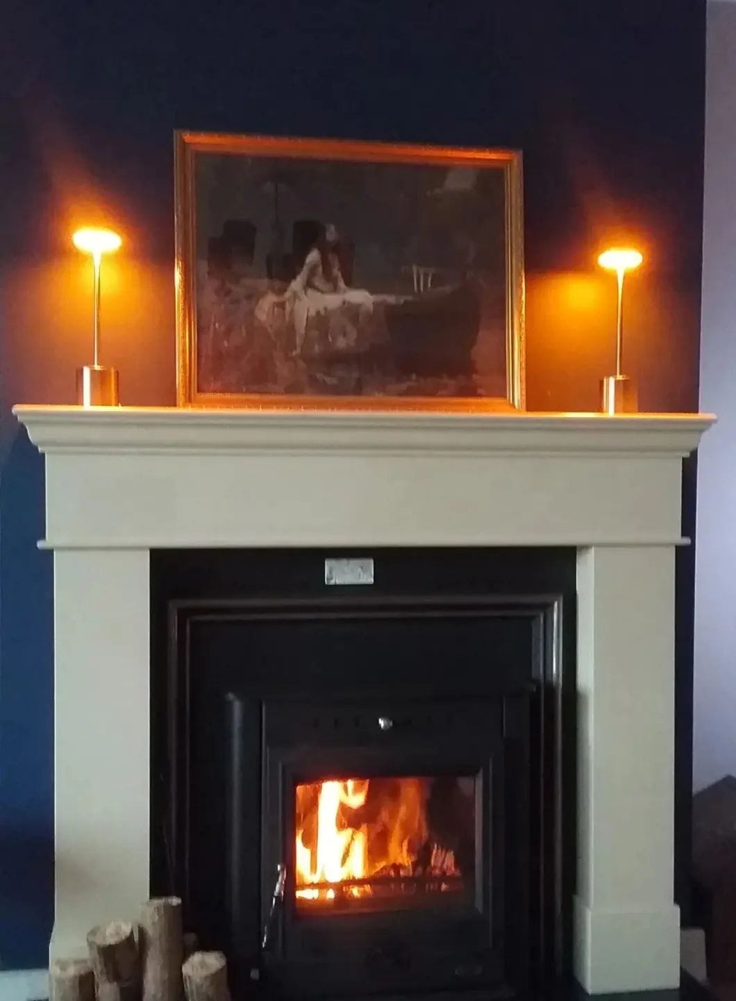 Customer photo review of Luminária de Mesa Sem Fio Recarregável Nomad Glow