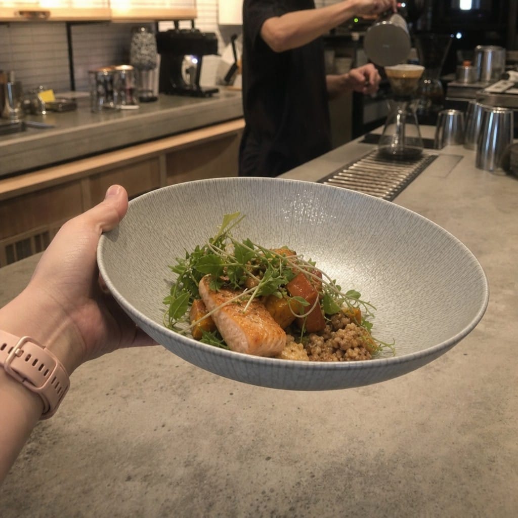Customer photo review of Bowls 1.14L Vitrified Ceramic for Restaurants (Pack of 12)