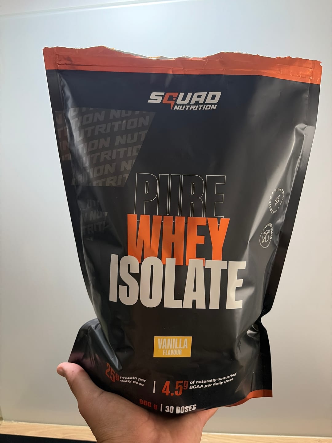 Customer photo review of Pure Whey Isolate (Nouveaux formats)