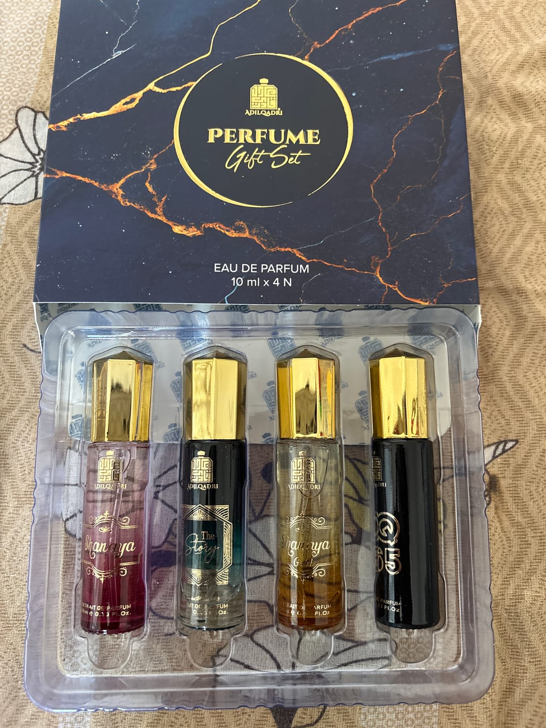 Customer photo review of Perfume Gift Set 4 Pcs Premium Perfume Spray
