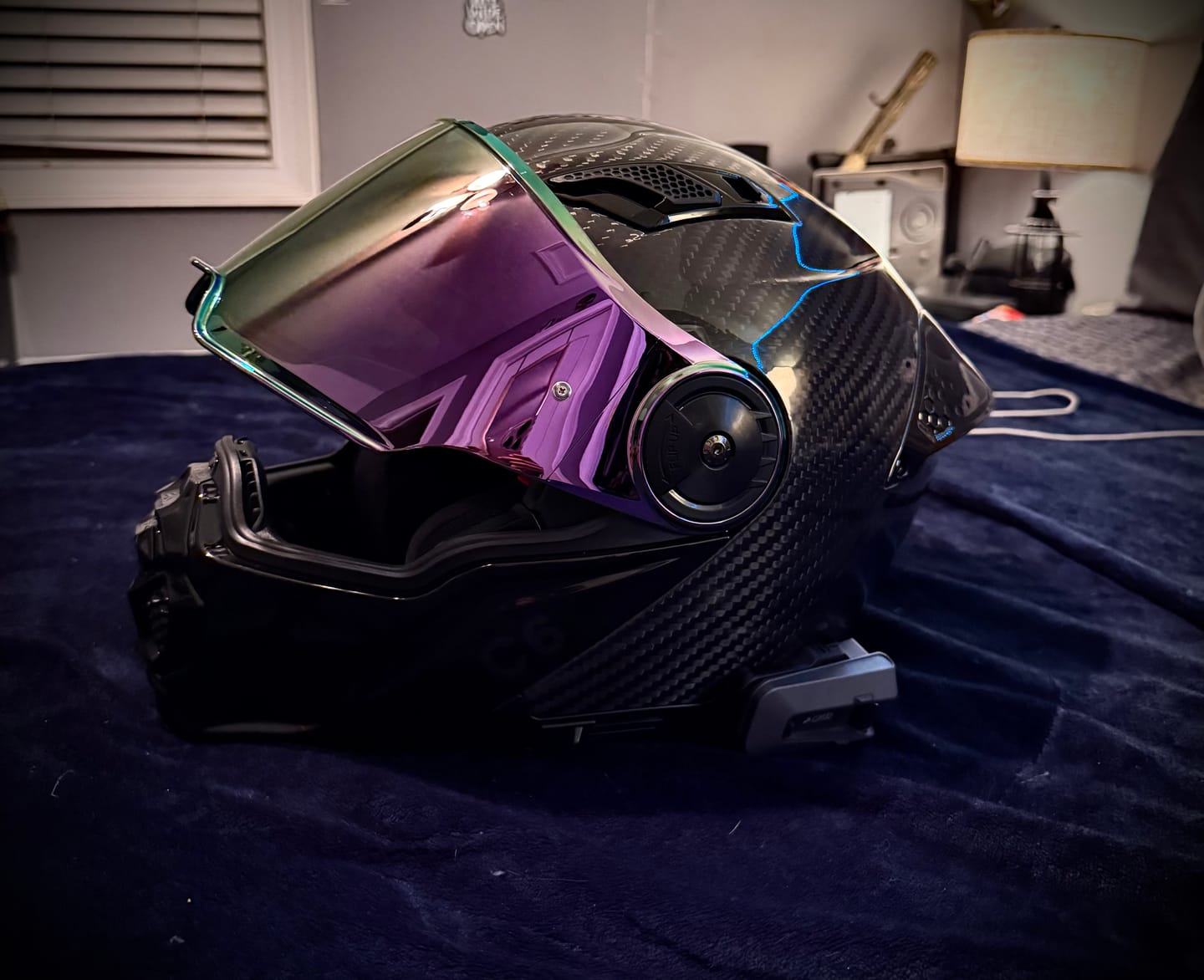 Customer photo review of D.O.T. & ECE Daytona C6- Grey Carbon Fiber