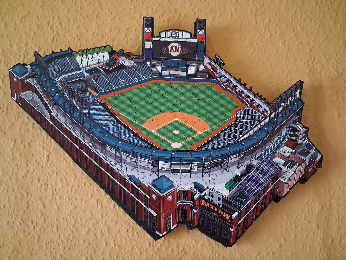 Customer photo review of San Diego Padres™ Petco Park - Holzpuzzle