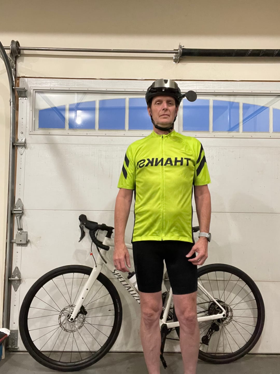 Customer photo review of Men's Give Me 1 Metre Regular Fit Cycling Kit