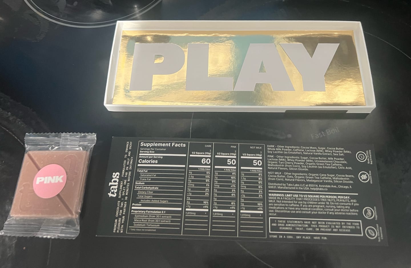 Customer photo review of Play Chocolate