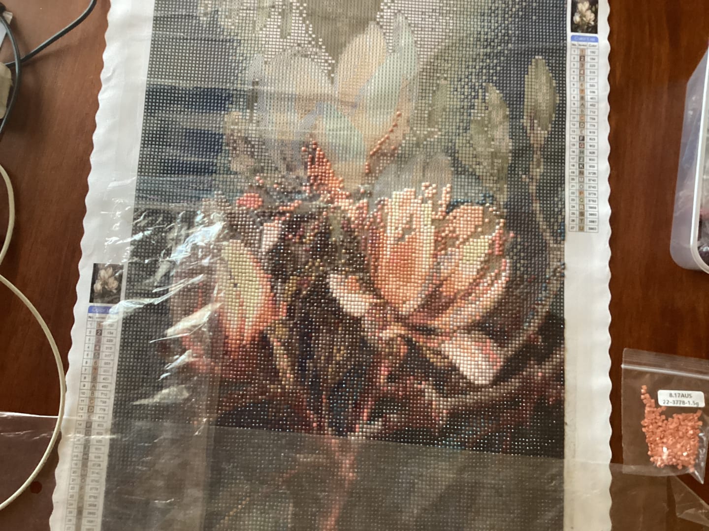 Customer photo review of Magnolia Flowers VI (Diamond Painting)