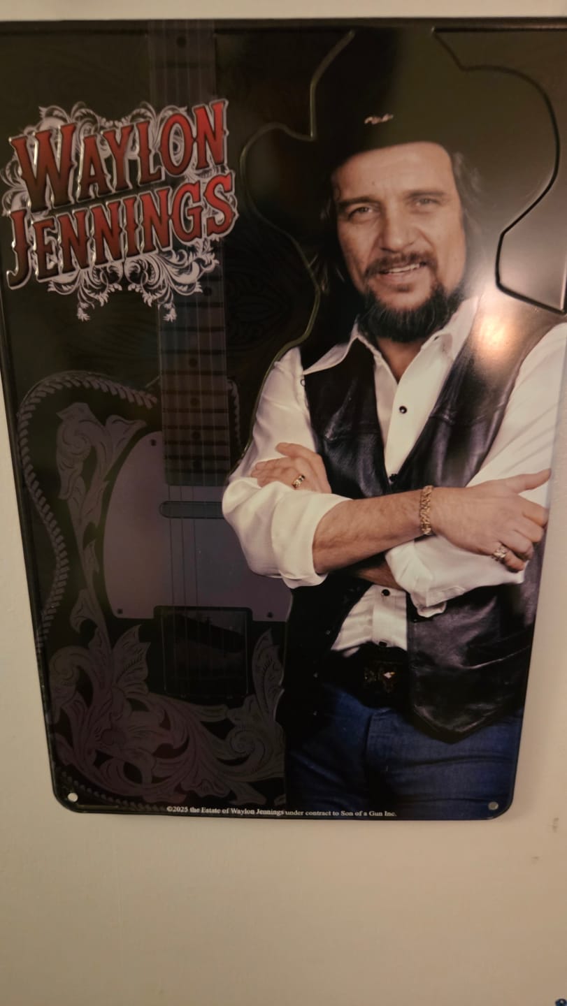 Customer photo review of Waylon Telecaster Wall Art