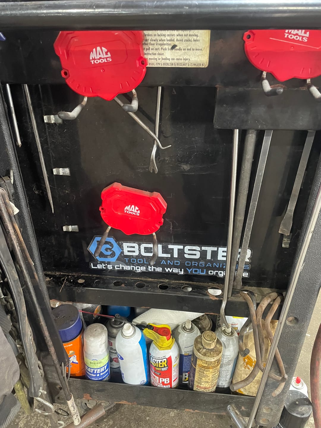 Customer photo review of Tool Box Sticker