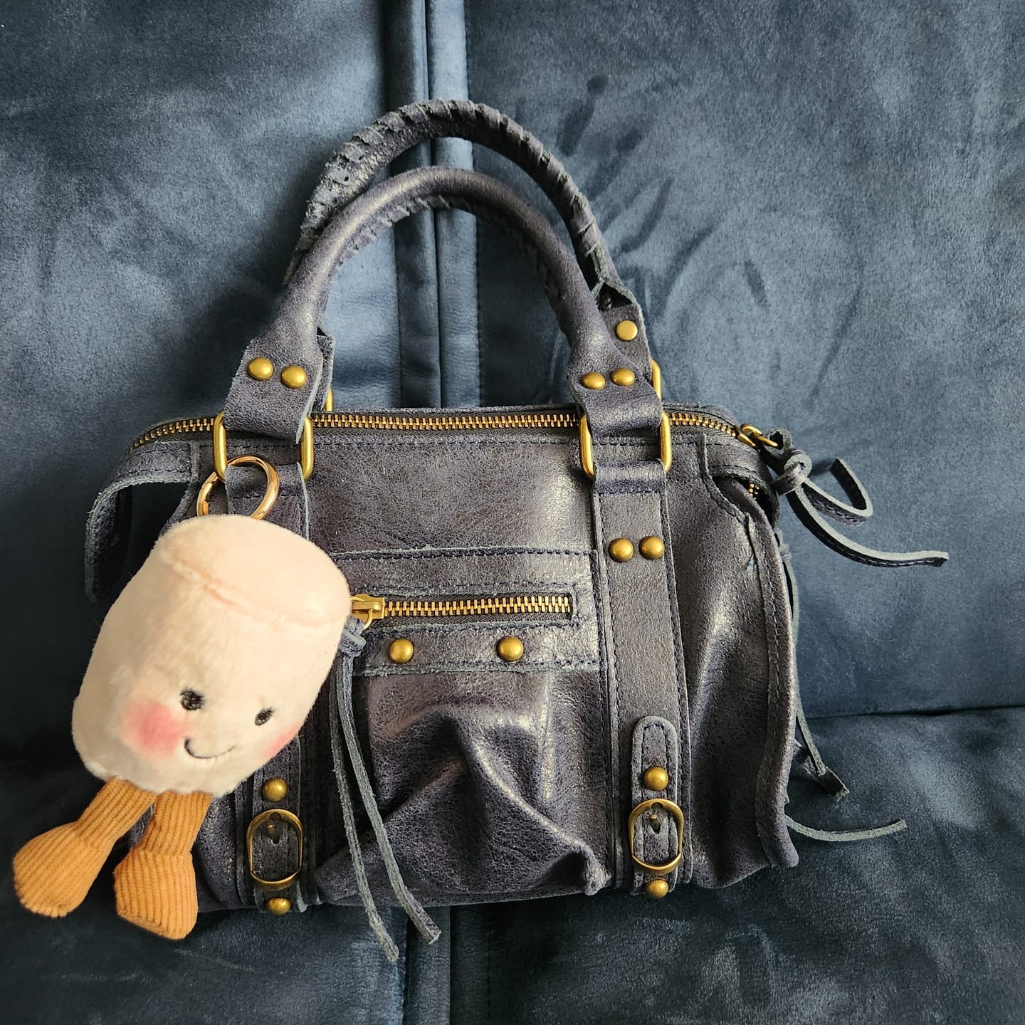 Customer photo review of It girl bag ocean blue