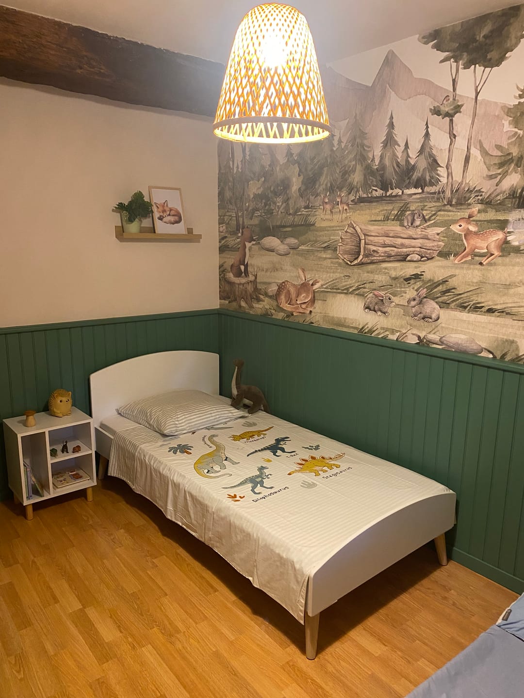 Customer photo review of Papier peint animaux en forêt