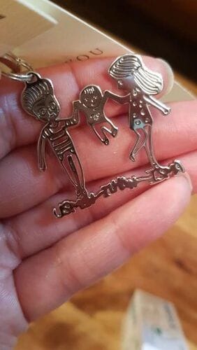 Customer photo review of Halskette aus Kinderzeichnung