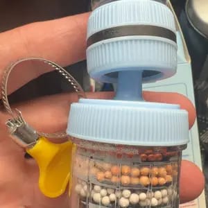 Customer photo review of Filtraggio Acqua Pulita Filtro Rubinetto 6 Strati Girevole