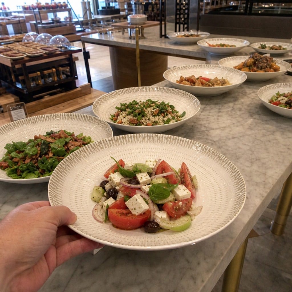 Customer photo review of Coupe Bowls 248mm Ceramic for Food Presentation (Pack of 12)