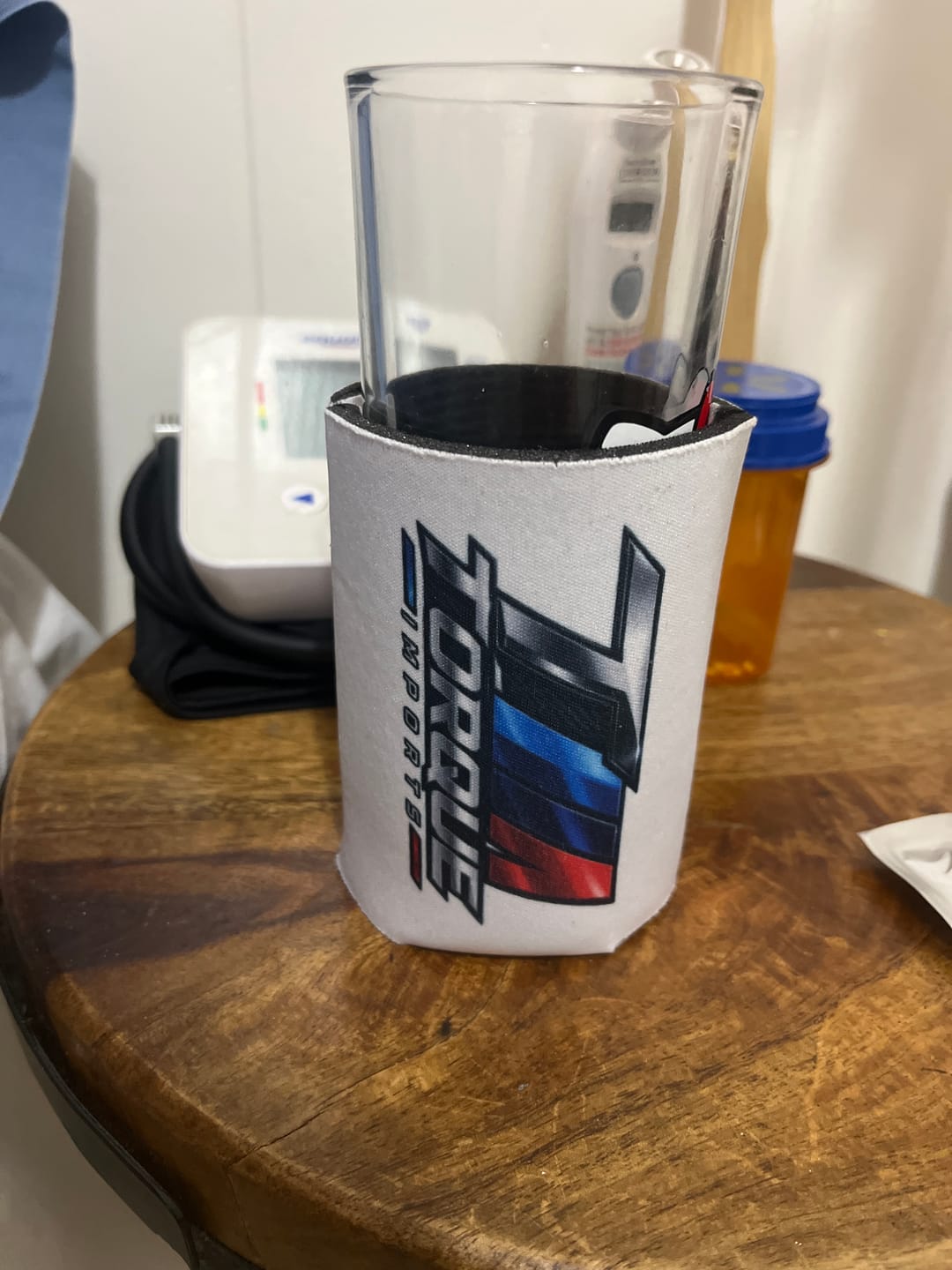 Customer photo review of Torque Imports Car Enthusiast Can Cooler – Logo Can Cooler