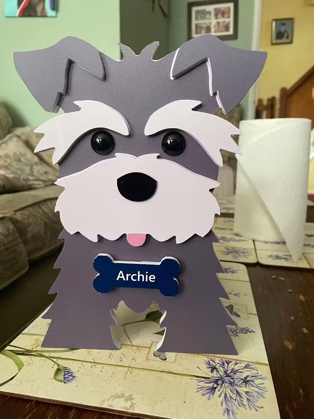 Customer photo review of Dog Planter - Schnauzer
