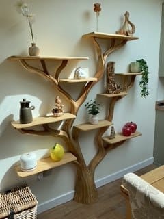 Customer photo review of Rustic Tree Bookshelf Nursery Living