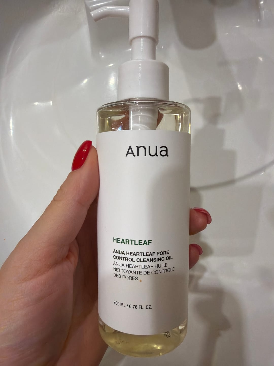 Customer photo review of Hidrofīlā eļļa dziļai poru attīrīšanai Anua Heartleaf Pore Control Cleansing Oil