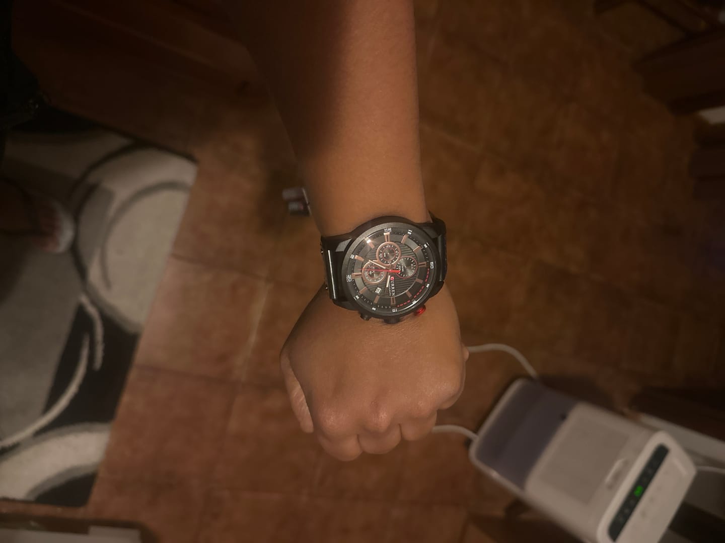 Customer photo review of Curren Istanbul® orologio uomo pelle