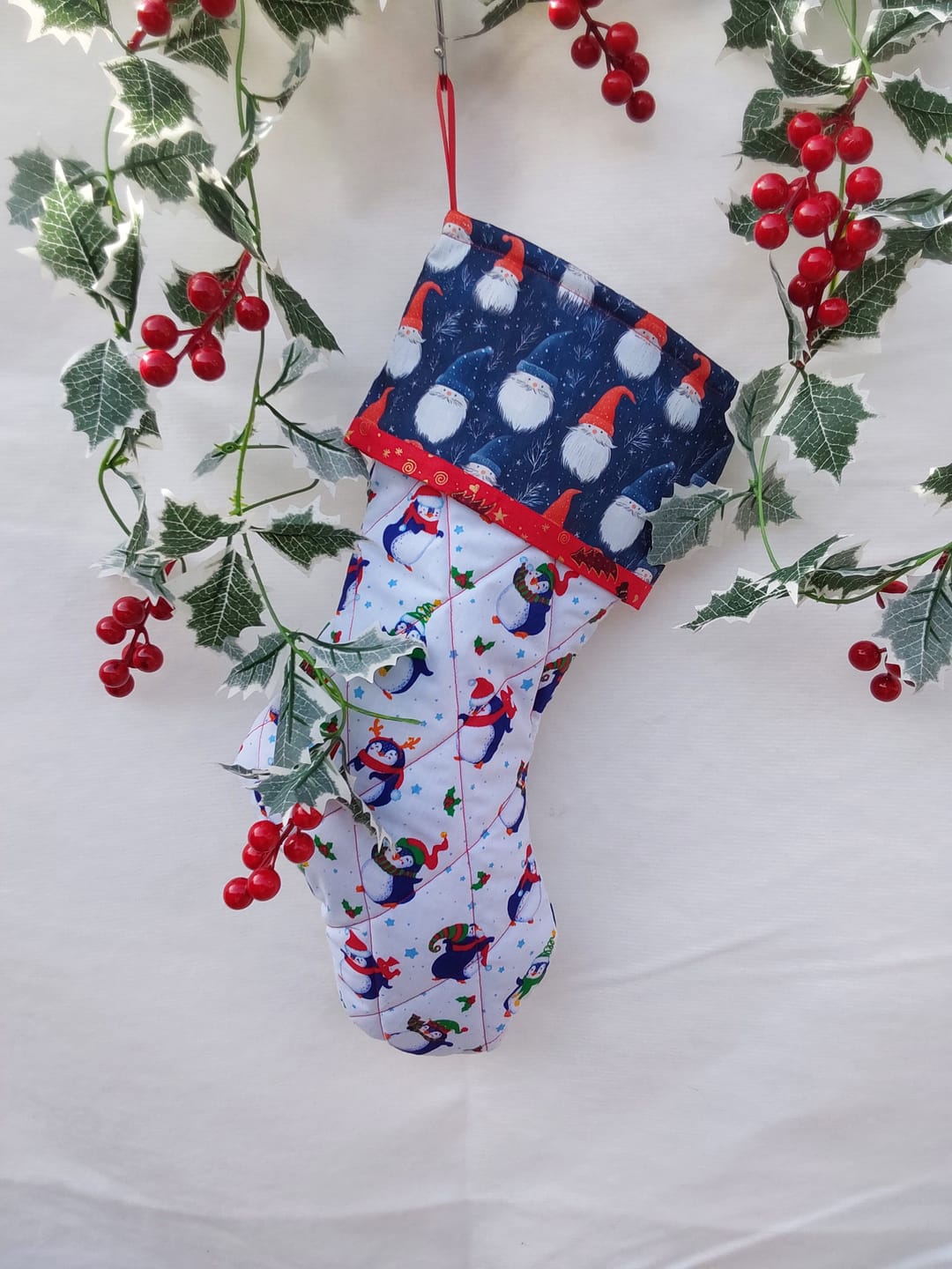 Customer photo review of Christmas Doodles Polycotton Fabric