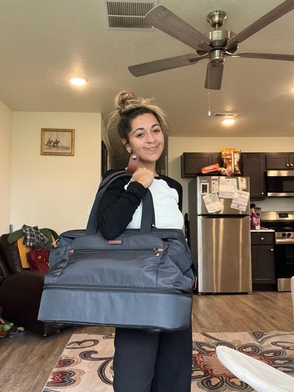 Customer photo review of Montecito 3.0 Softside Drop Bottom Weekender Duffel, 34L