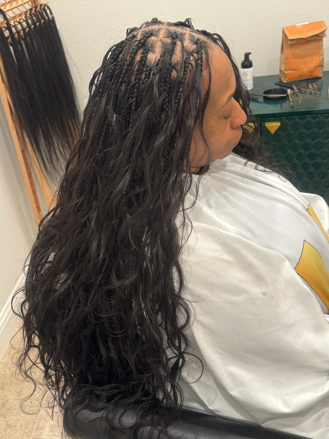 Customer photo review of Body Wave Bulk Hair Extensions for Braiding