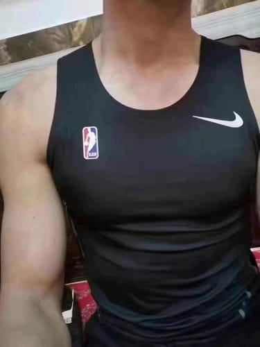 Customer photo review of Elite Pro Black Compression Tank Top
